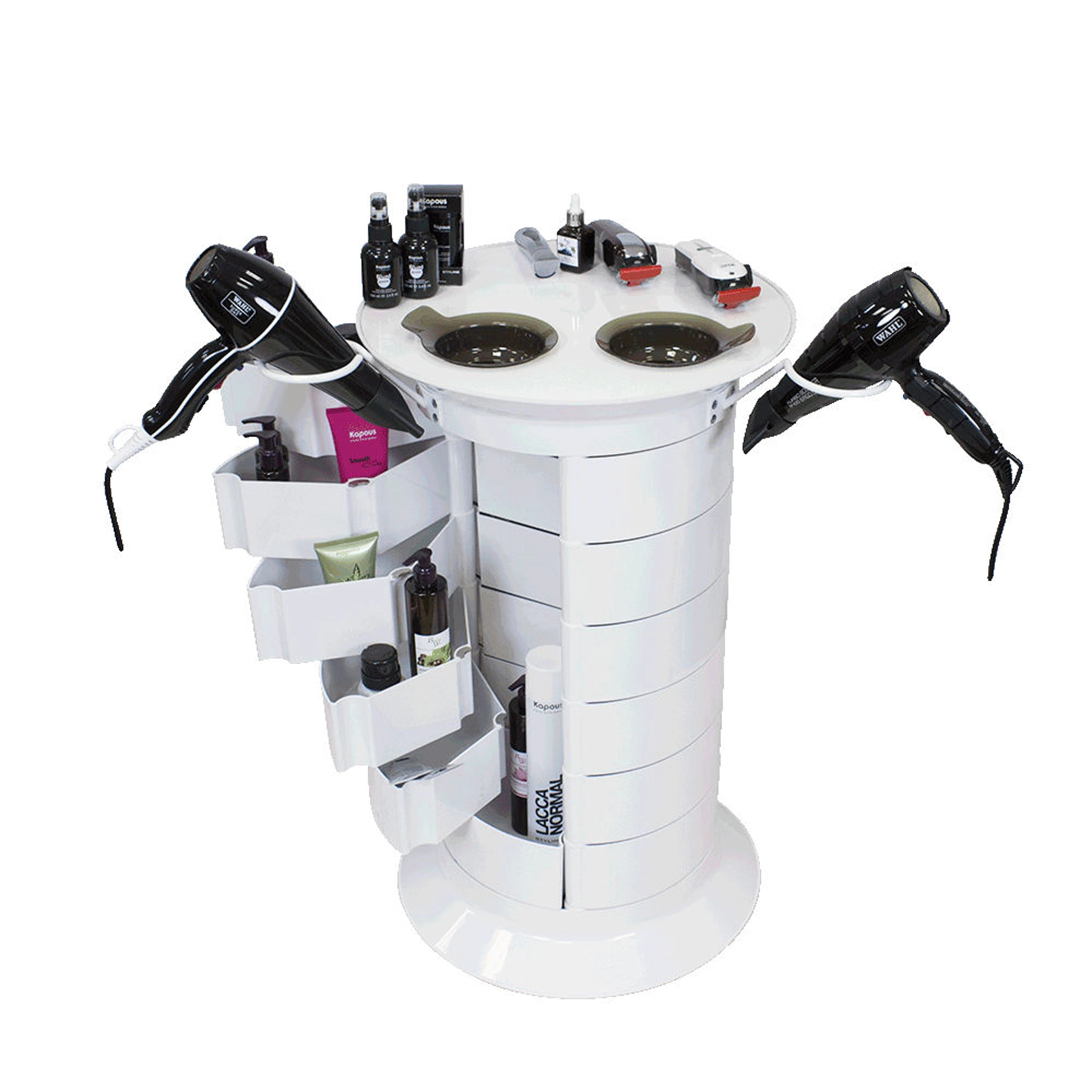 Парикмахерская тележка Giroco Doble white