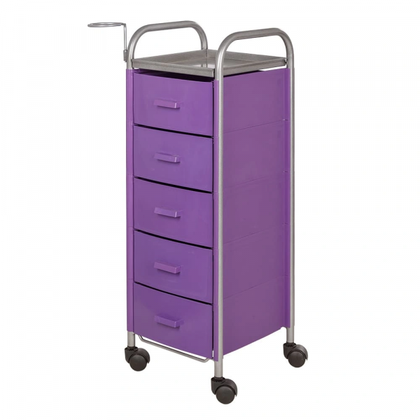 Тележка парикмахерская Глорис-02, фиолетовый