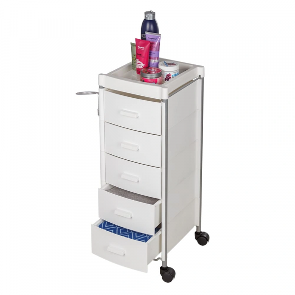 Тележка парикмахерская Глорис-04, белый