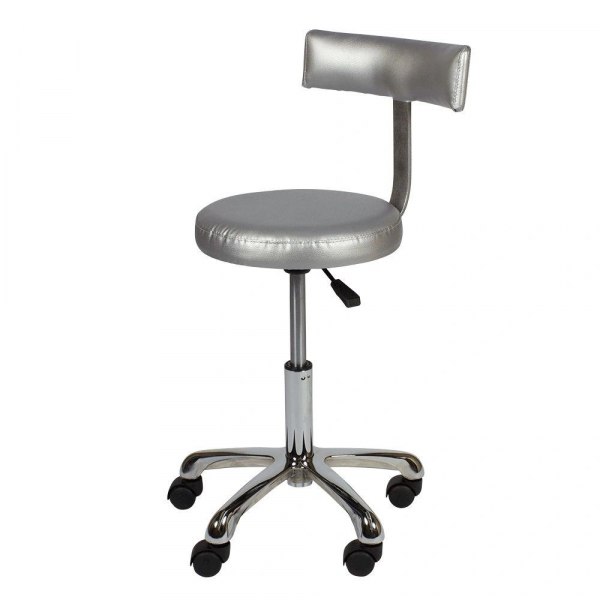 Стул мастера МД-9017, серебро