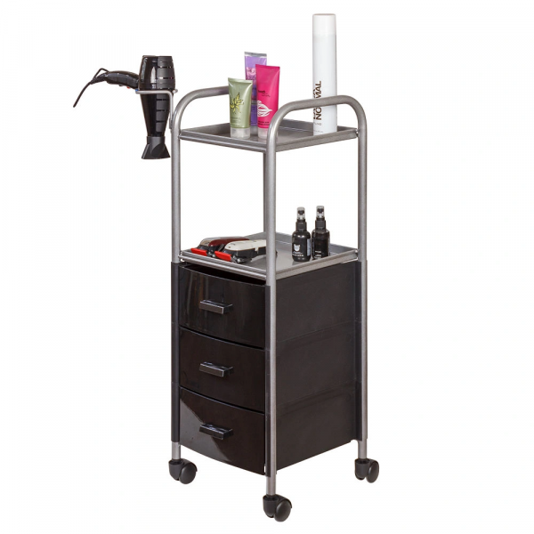 Тележка парикмахерская Глорис-09, черный