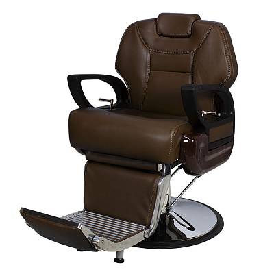 Кресло мужское Барбер МД-8763 тёмно-коричневый: вид 0